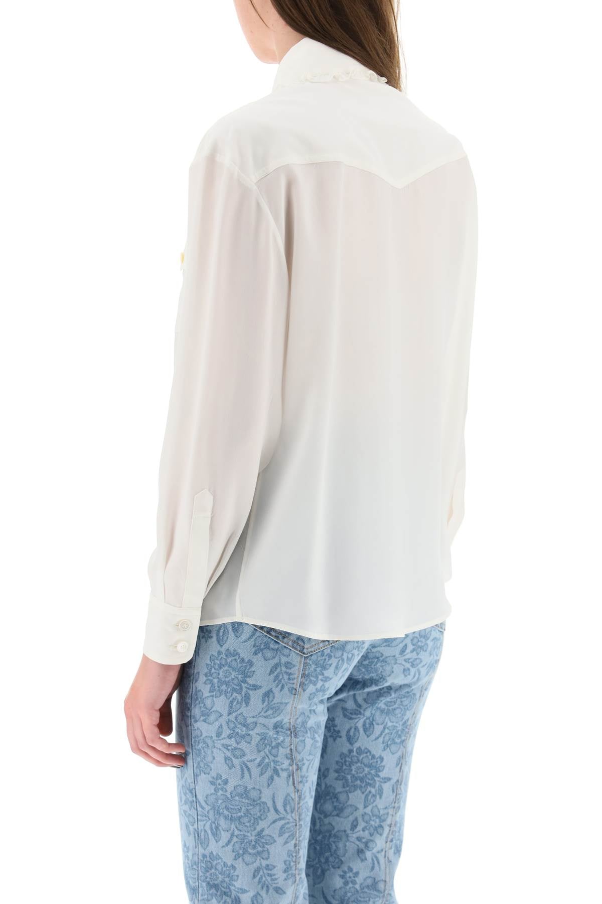 Alessandra rich silk shirt-2