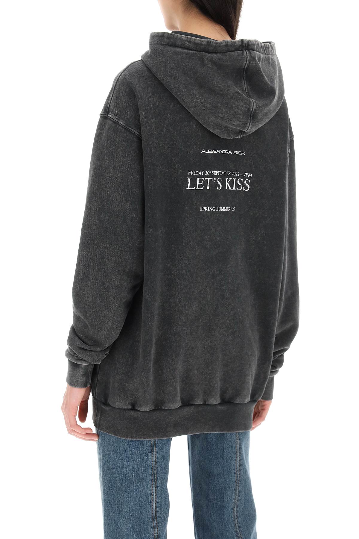 Alessandra rich let's kiss hoodie-2