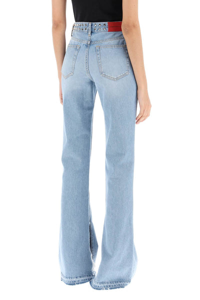 Alessandra rich flared jeans with studs-2