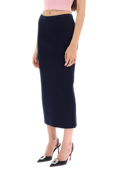 Alessandra rich knitted pencil skirt-3