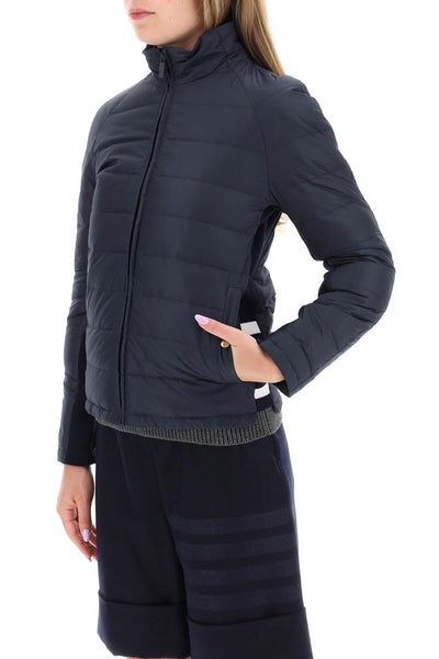 Thom browne quilted puffer jacket with 4-bar insert-3