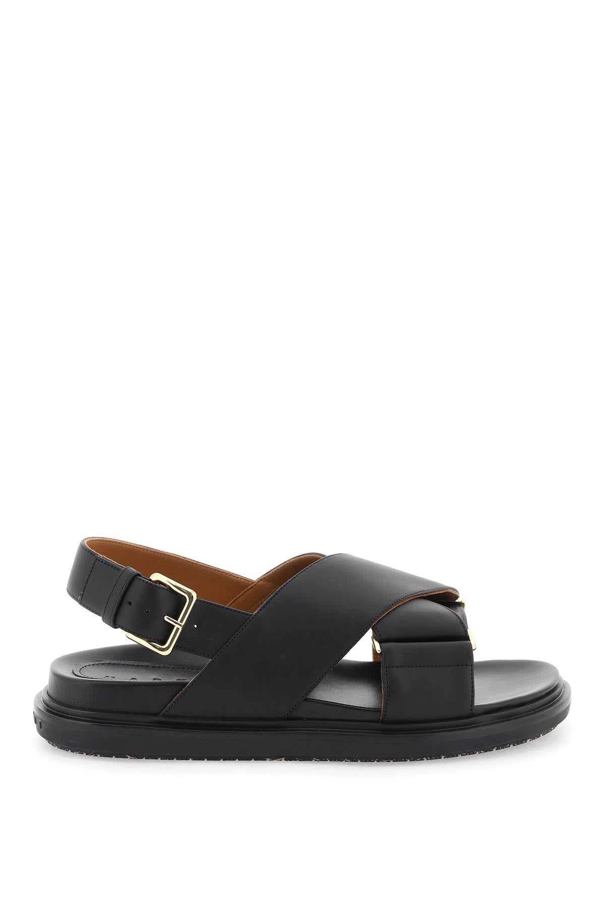 Marni fussbett leather sandals-0