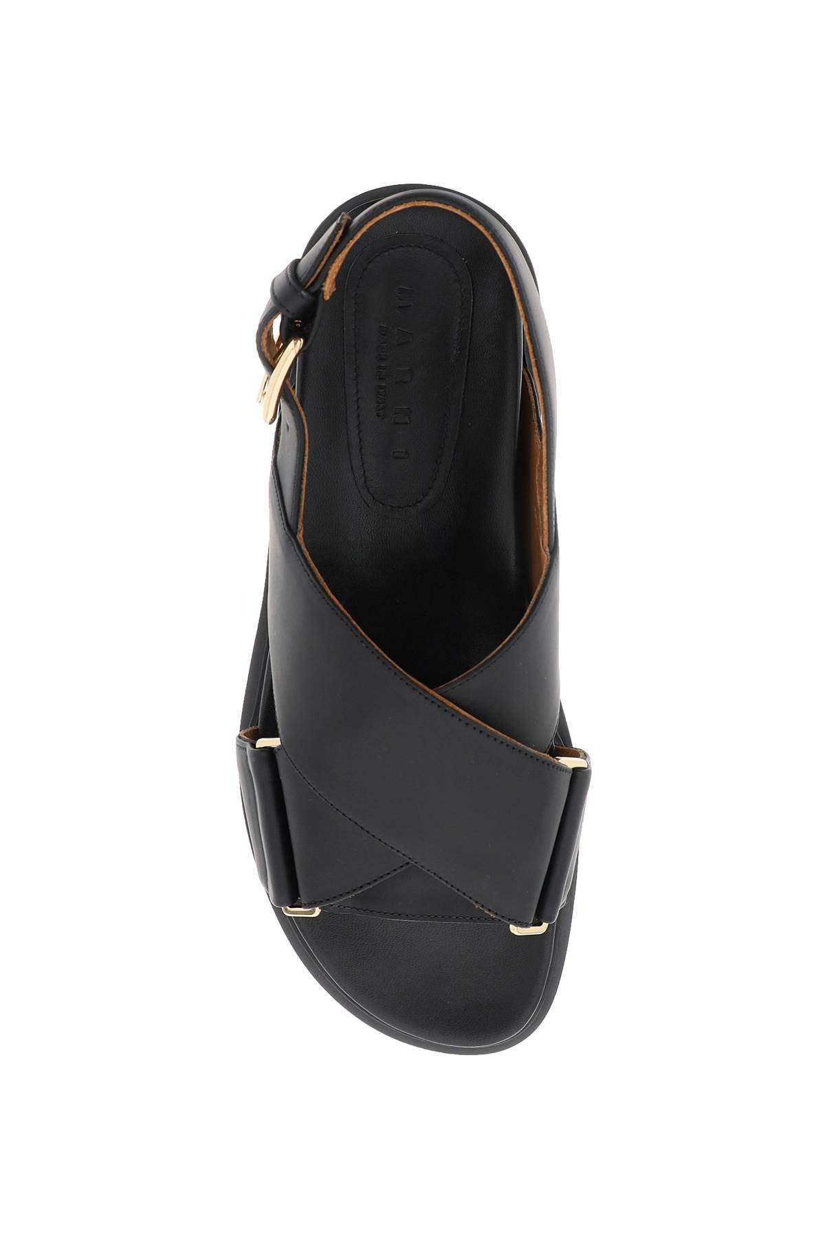 Marni fussbett leather sandals-1