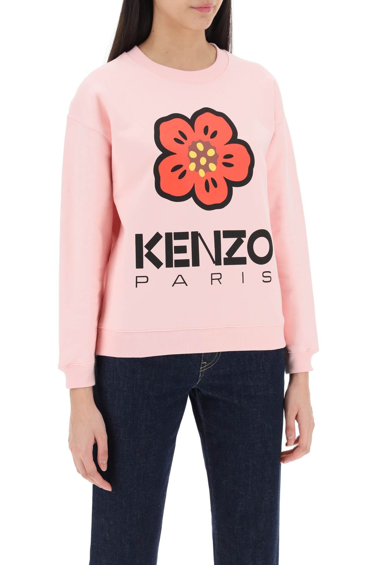 Kenzo bokè flower crew-neck sweatshirt-1