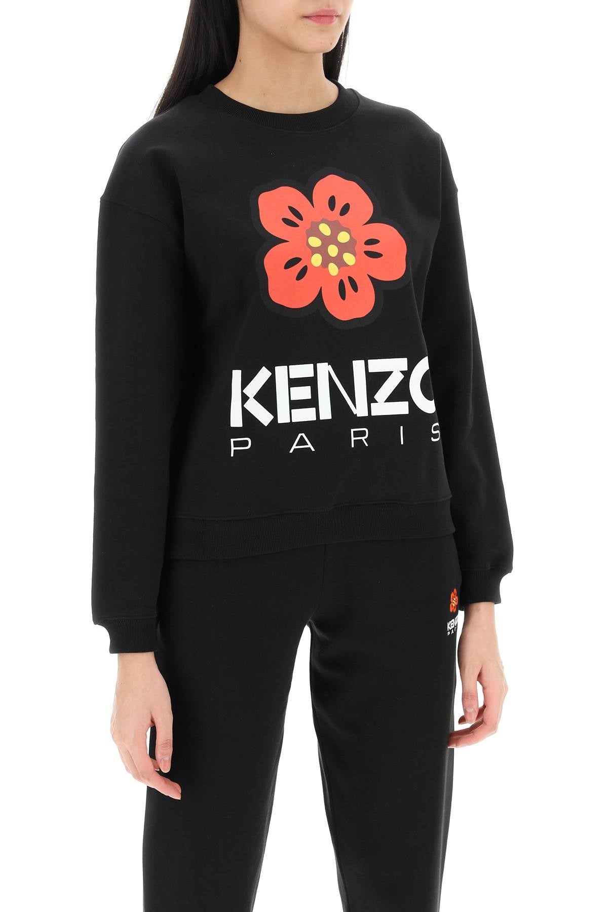 Kenzo bokè flower crew-neck sweatshirt-1