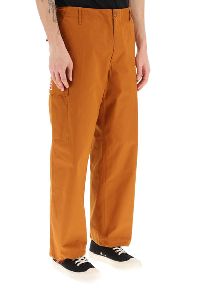 Kenzo cargo pants featuring 'boke flower' button-1