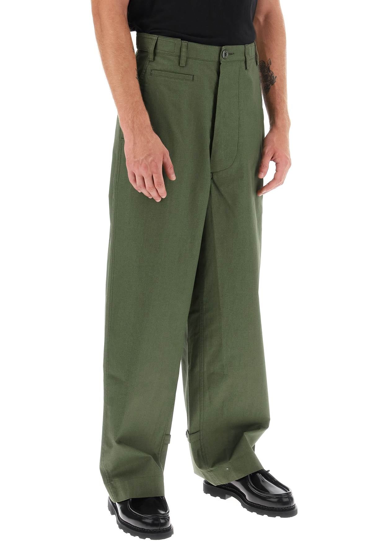 Kenzo oversized cotton pants-1