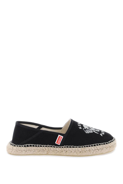Kenzo canvas espadrilles with logo embroidery-0