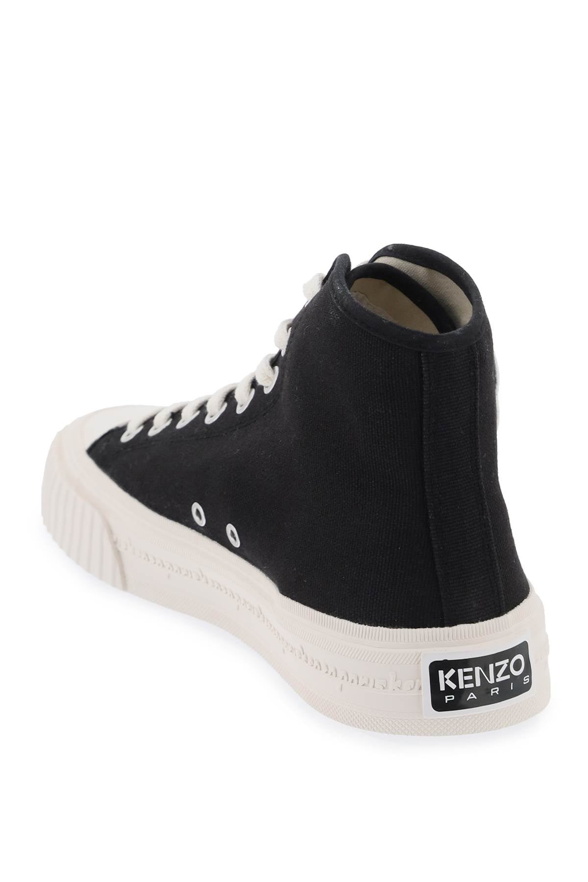 Kenzo canvas kenzo foxy high-top sneakers-2