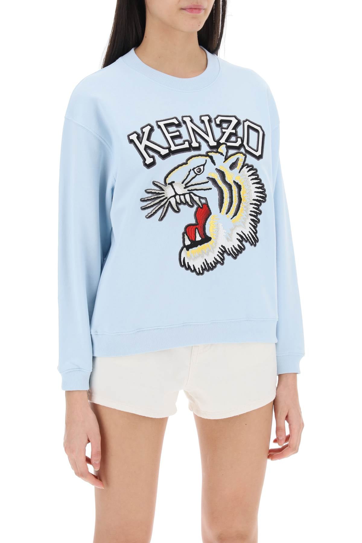 Kenzo tiger varsity crew-neck sweatshirt-1