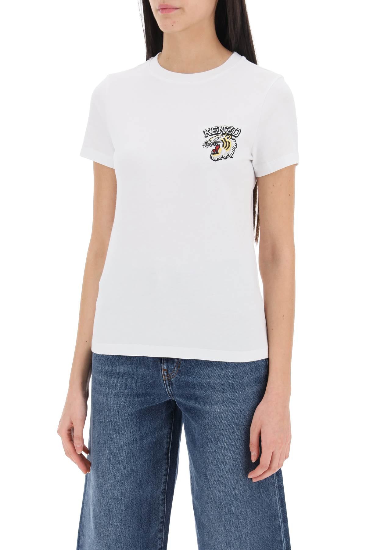Kenzo crew-neck t-shirt with embroidery-3