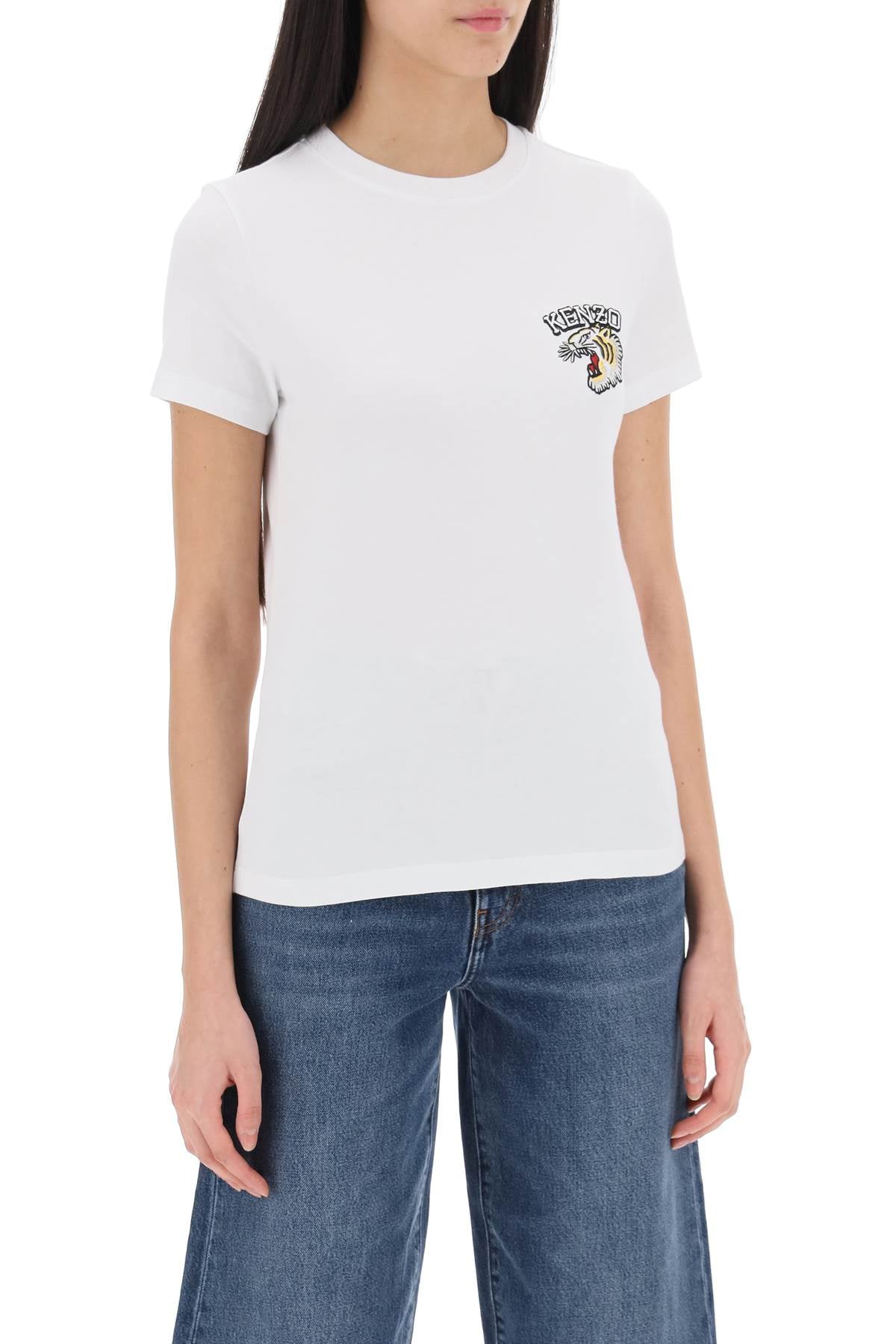 Kenzo crew-neck t-shirt with embroidery-1