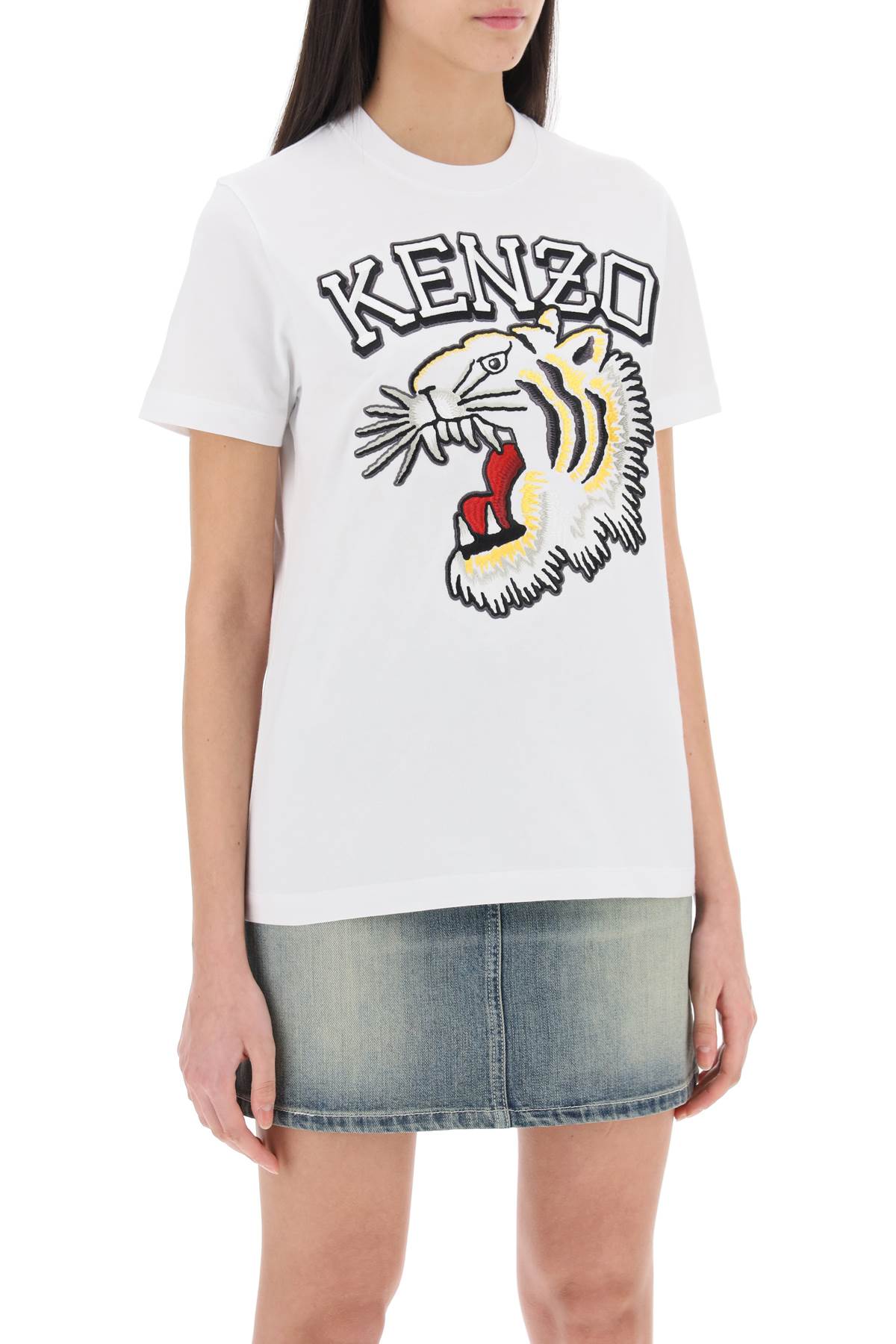Kenzo tiger varsity crew-neck t-shirt-1