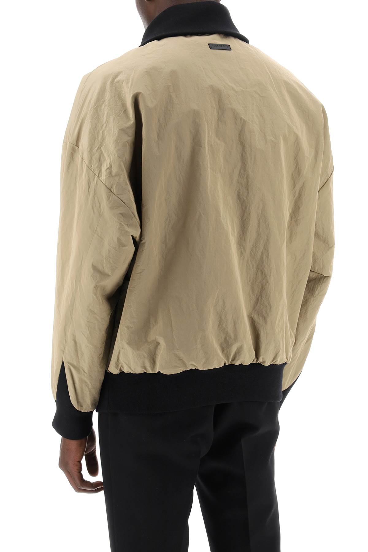 Fear of god "half-zip track jacket with irides-2