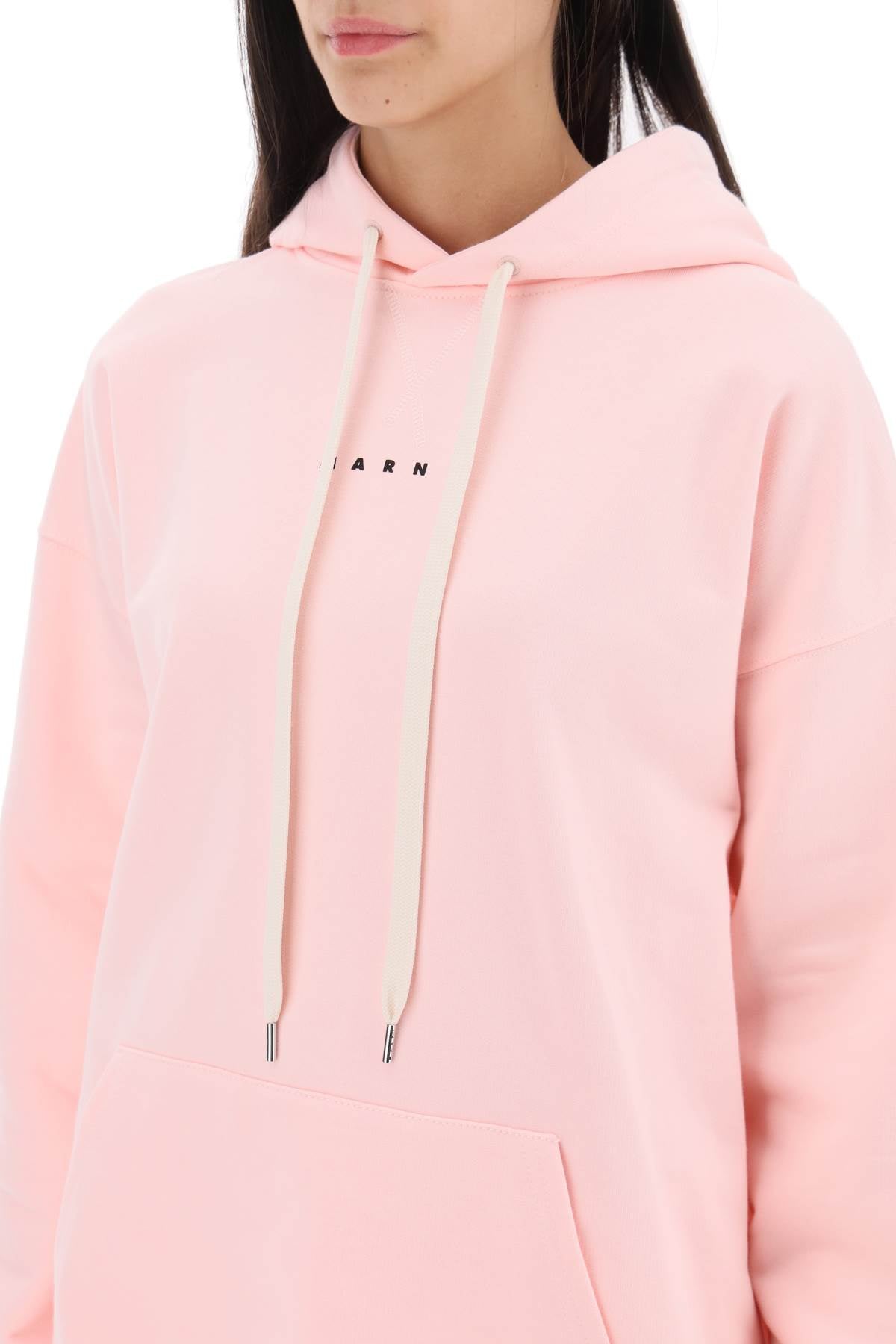 Marni hoodie with logo print-3