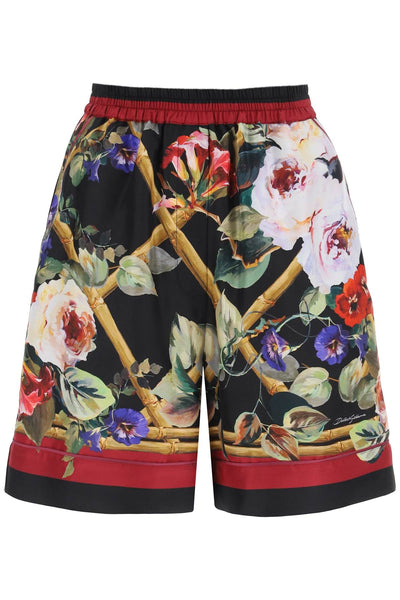 Dolce & gabbana rose garden pajama shorts-0