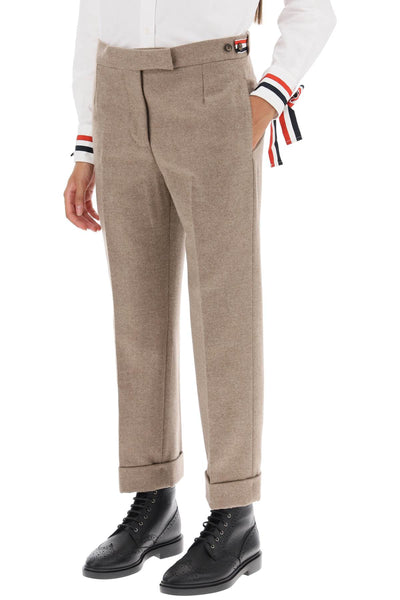 Thom browne cropped wool-flannel pants-3