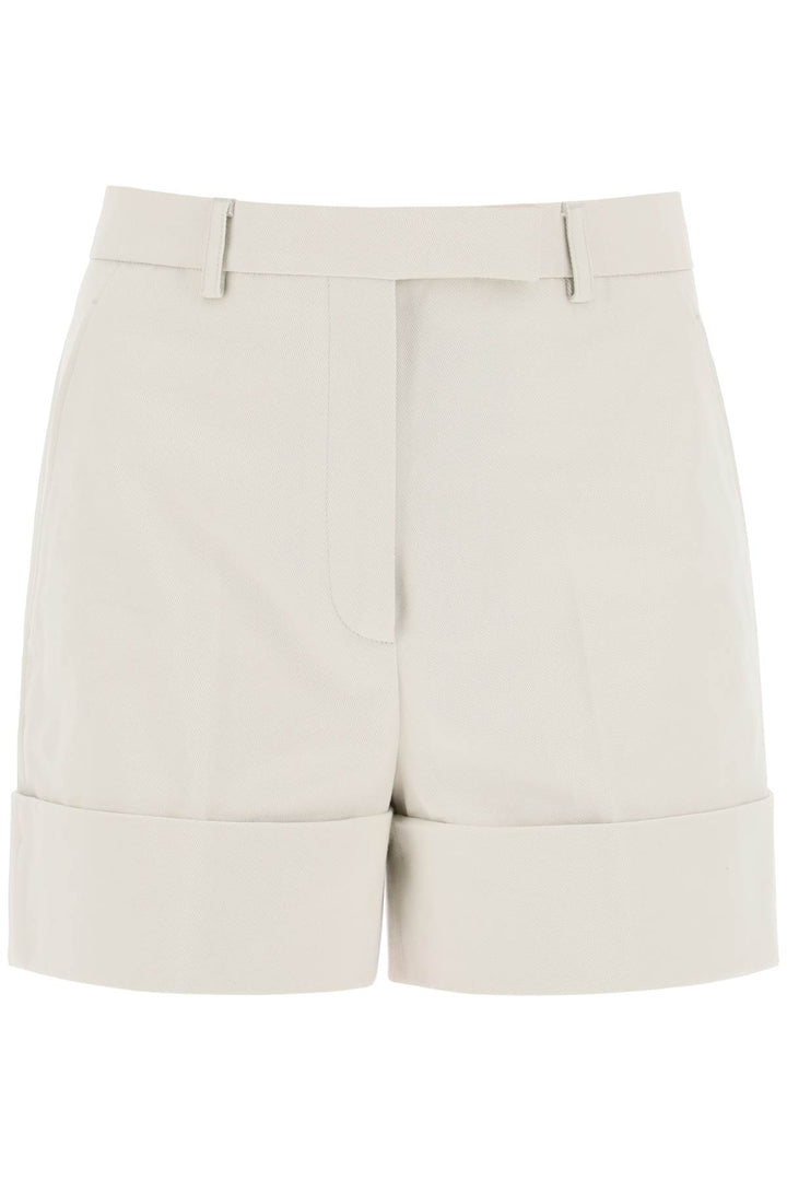 Thom browne shorts in cotton gabardine-0