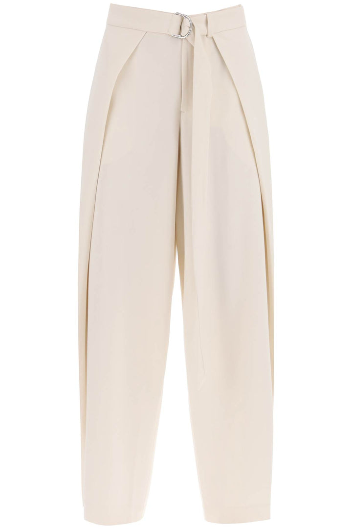 Ami paris wide fit pants with floating panels-0