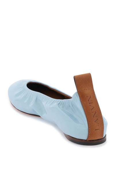 Lanvin the ballerina flat in patent leather-2