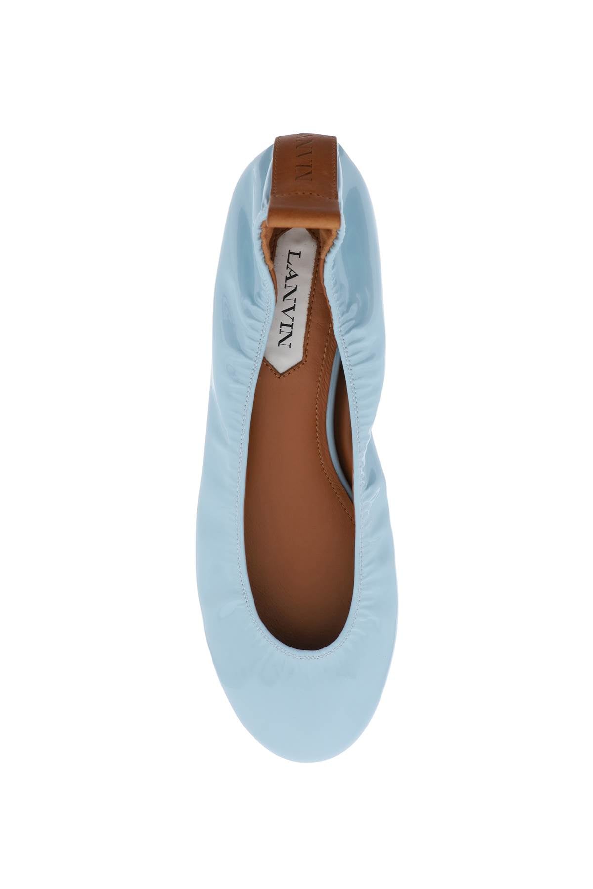 Lanvin the ballerina flat in patent leather-1