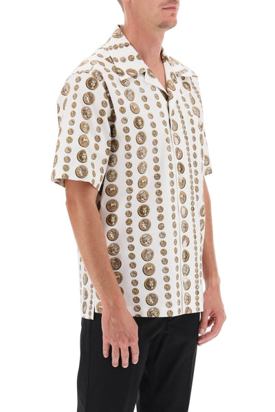 Dolce & gabbana coin print short sleeve shirt-1