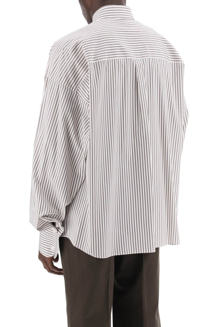 Dolce & gabbana "oversized striped poplin shirt-2