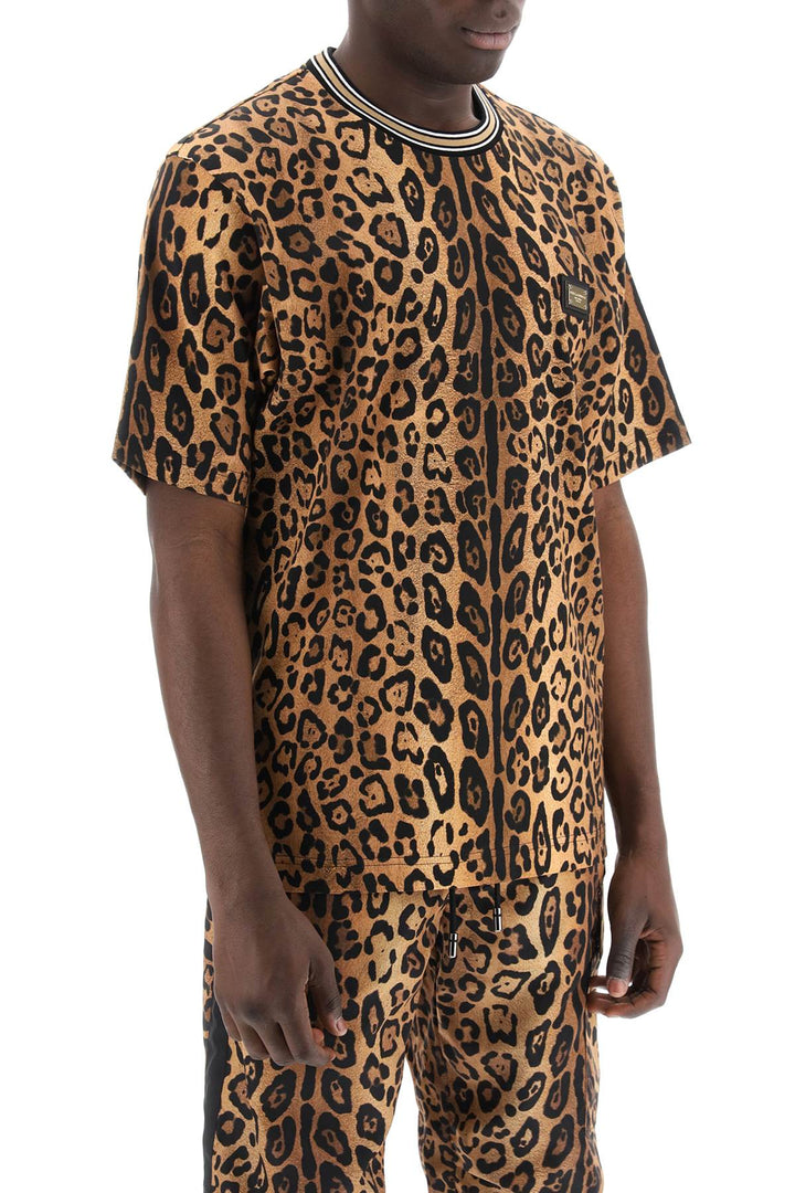Dolce & gabbana leopard print t-shirt with-1