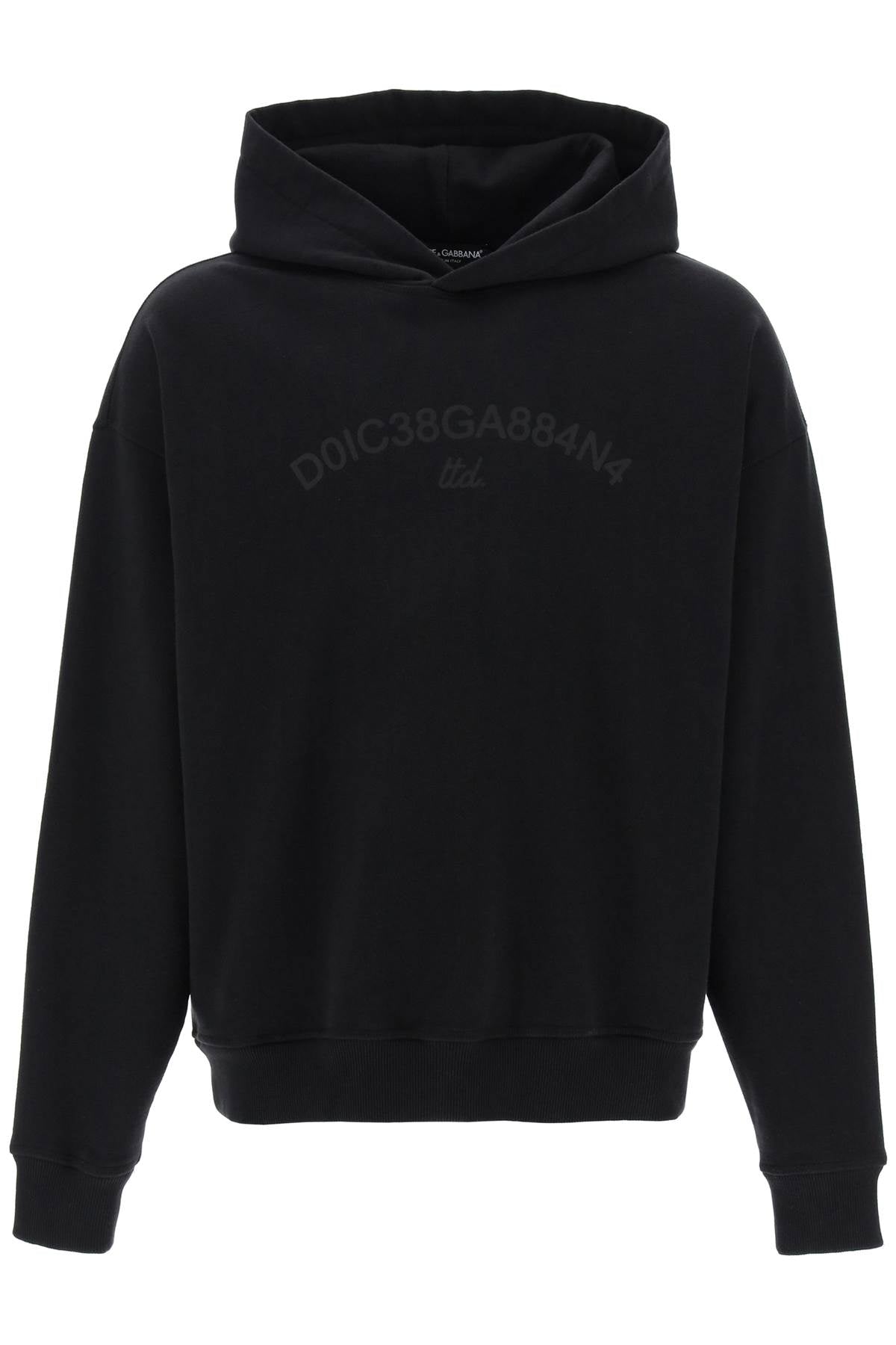 Dolce & gabbana hooded sweatshirt with logo print-0