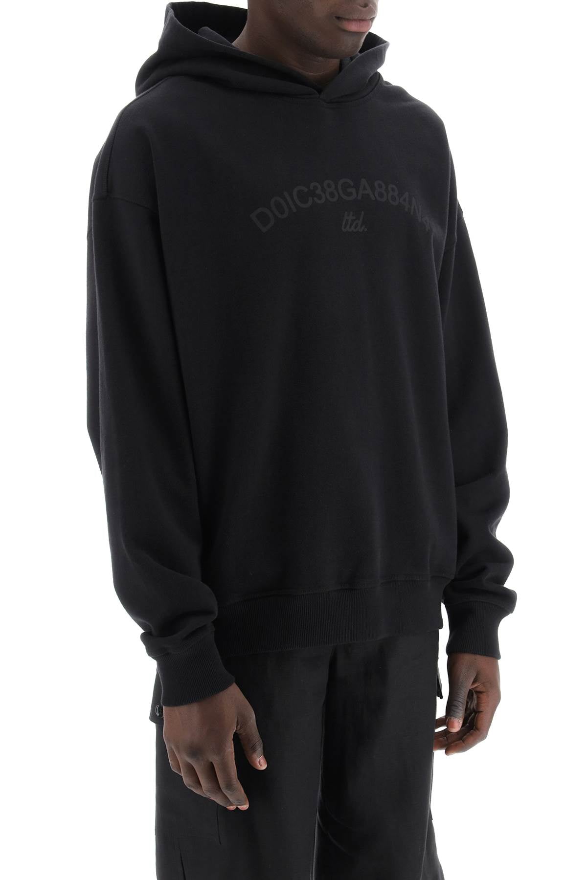 Dolce & gabbana hooded sweatshirt with logo print-1
