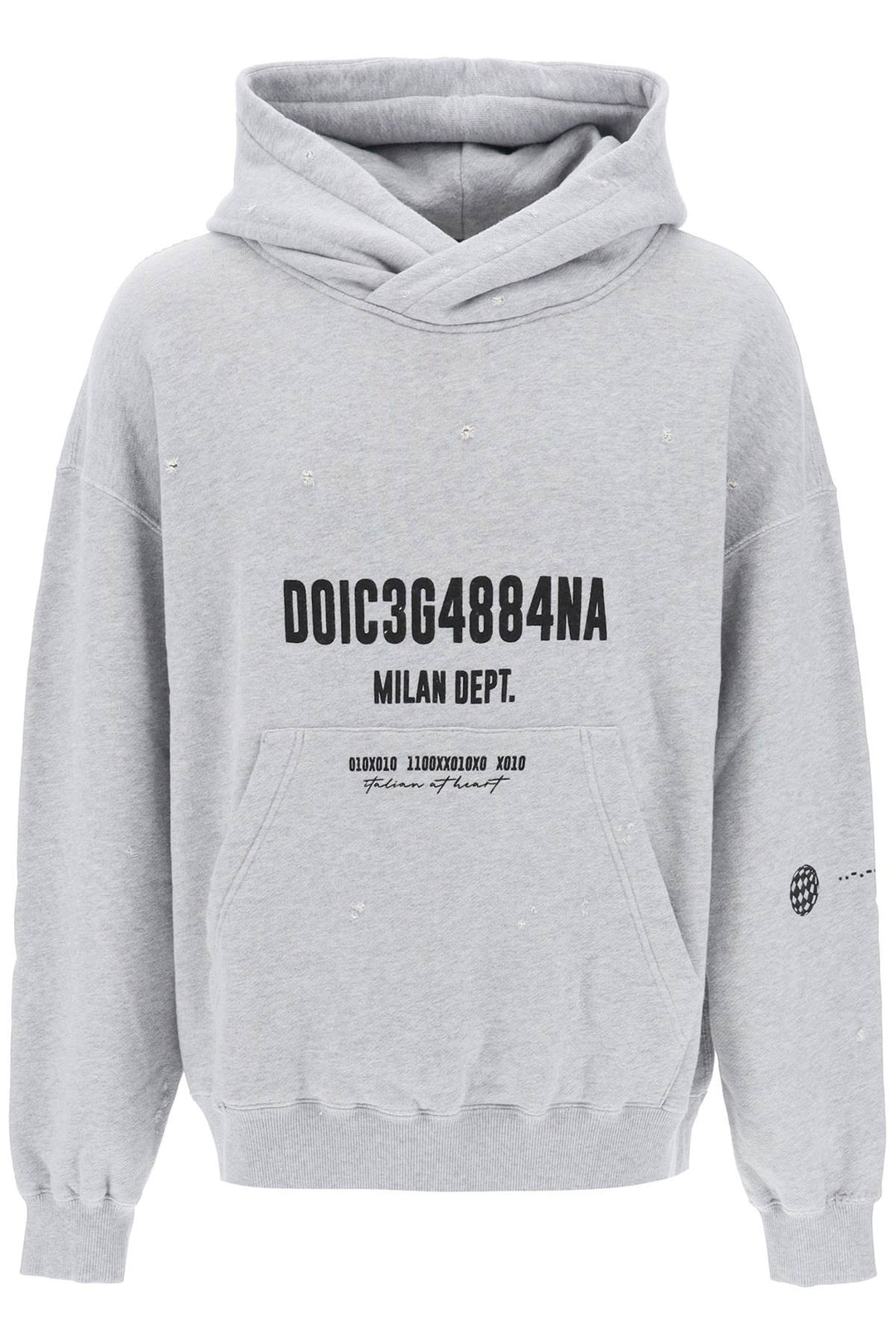 Dolce & gabbana distressed-effect hoodie-0
