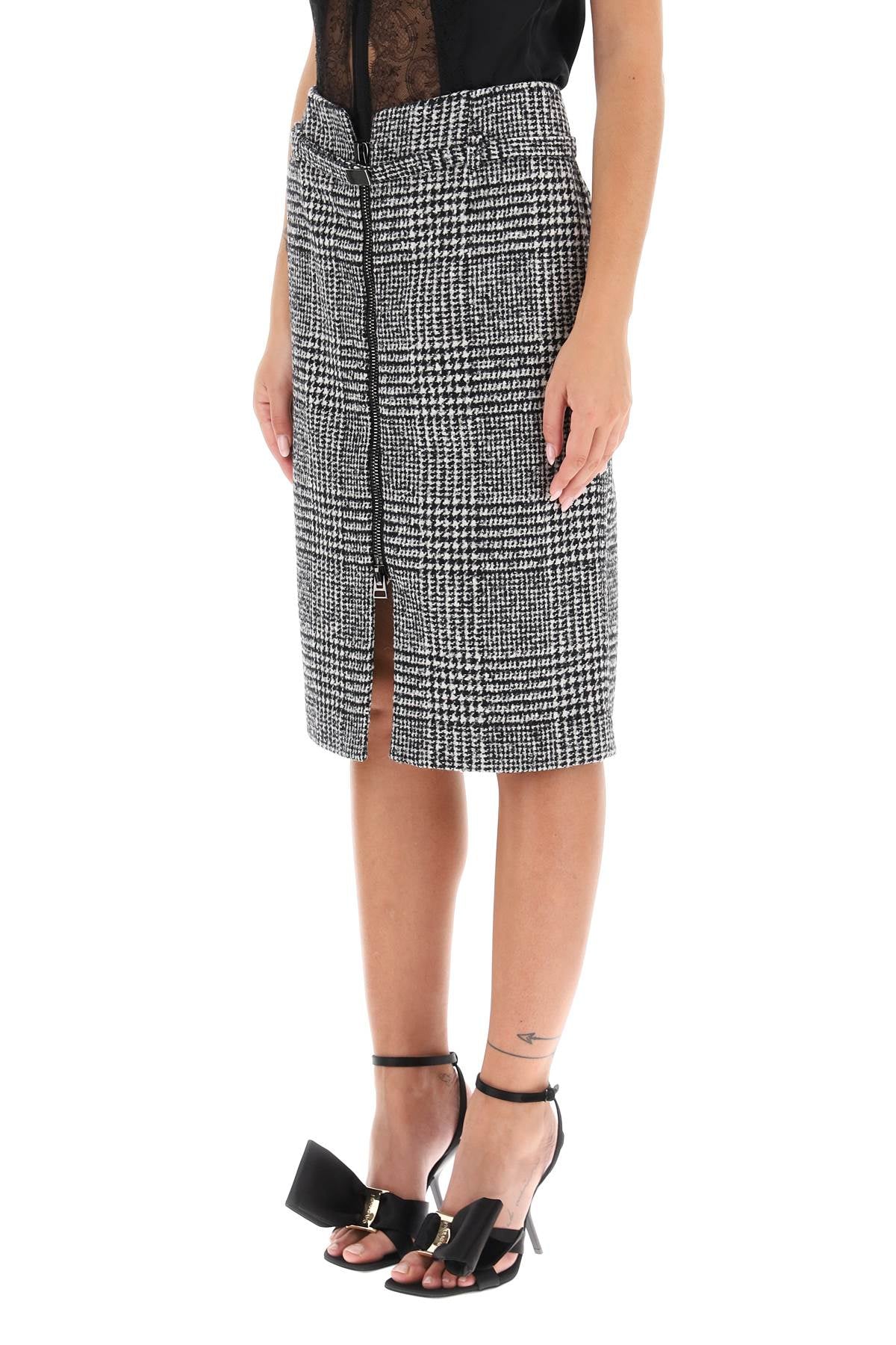 Tom ford prince of wales pencil skirt-3