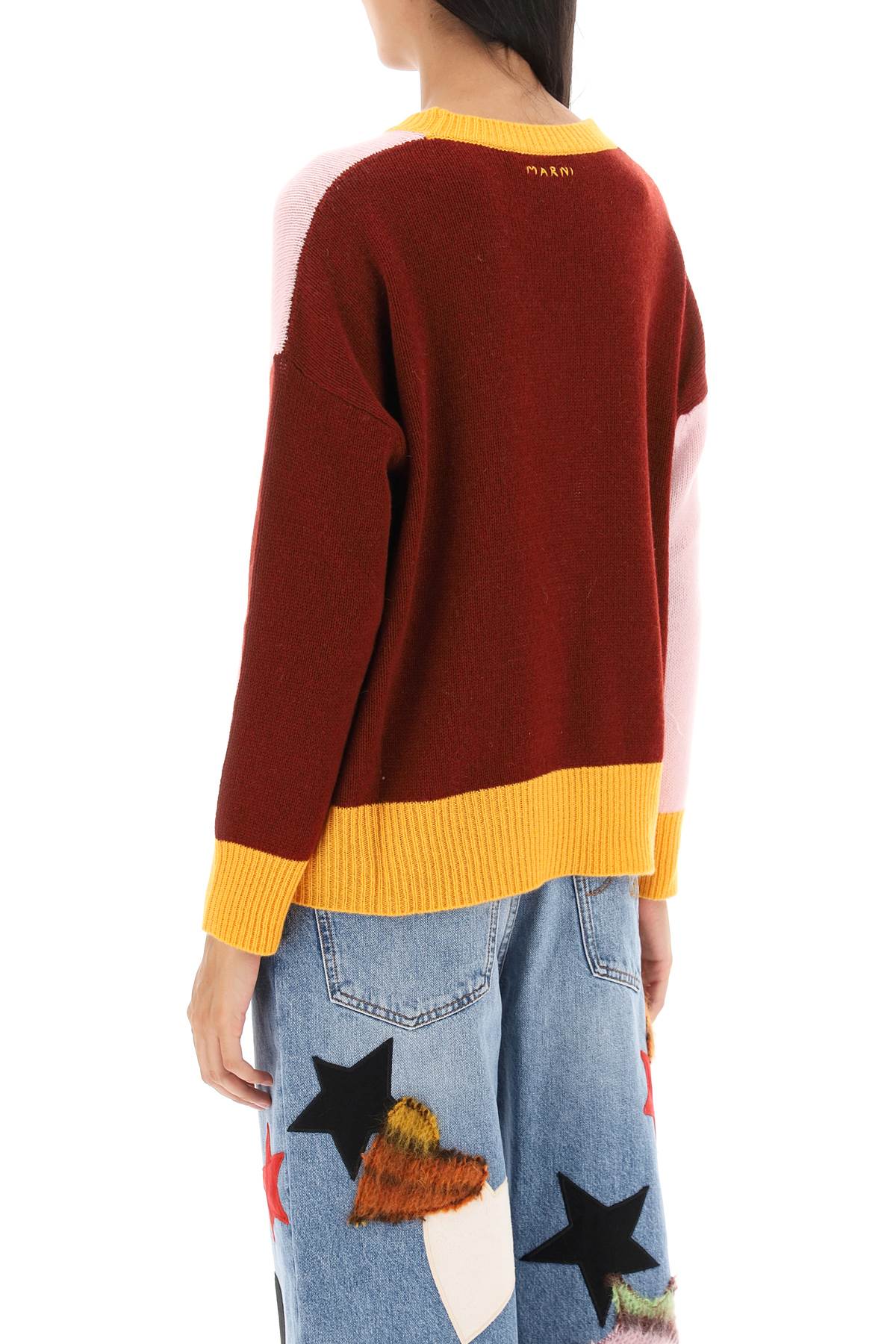 Marni colorblocked cashmere sweater-2