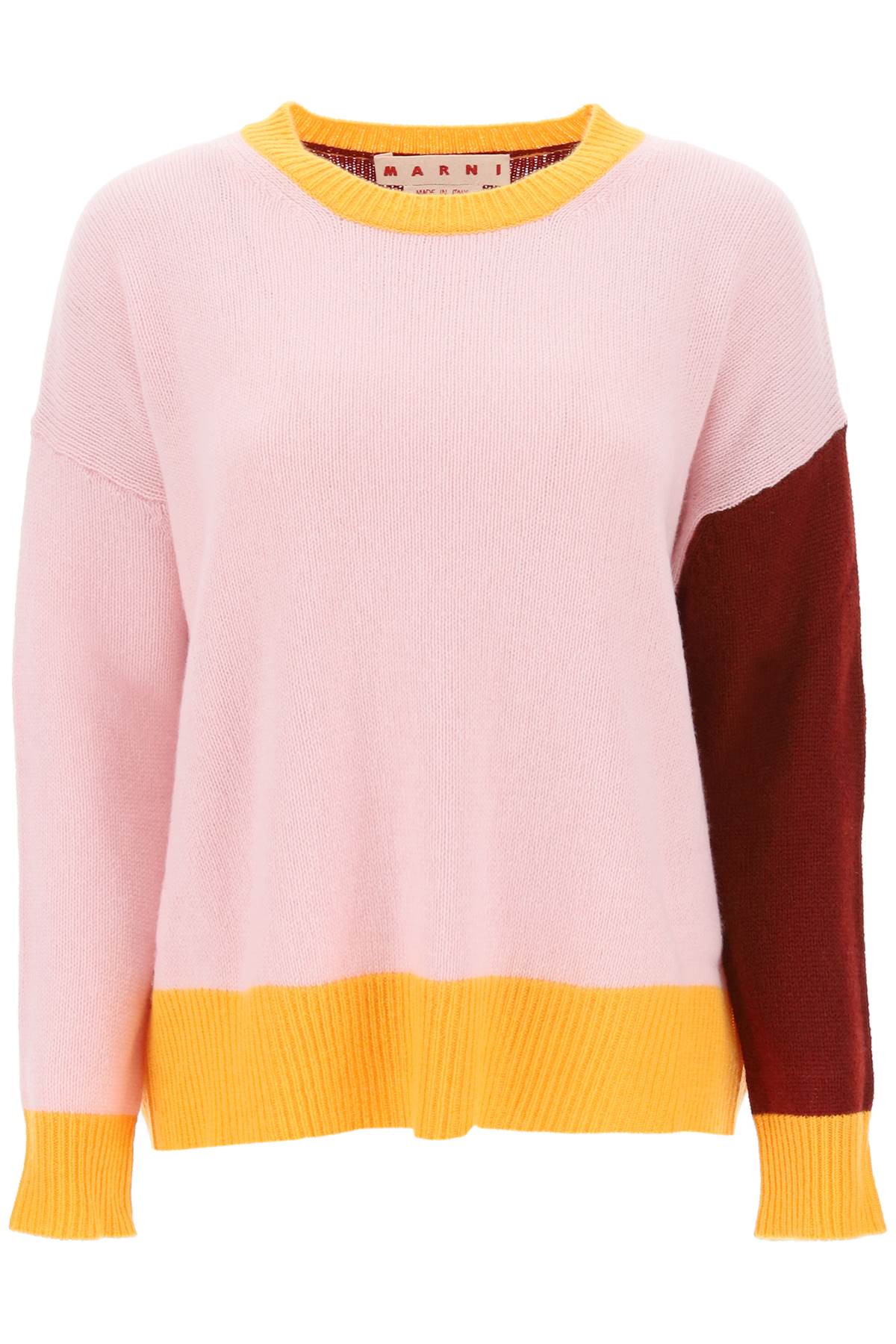 Marni colorblocked cashmere sweater-0