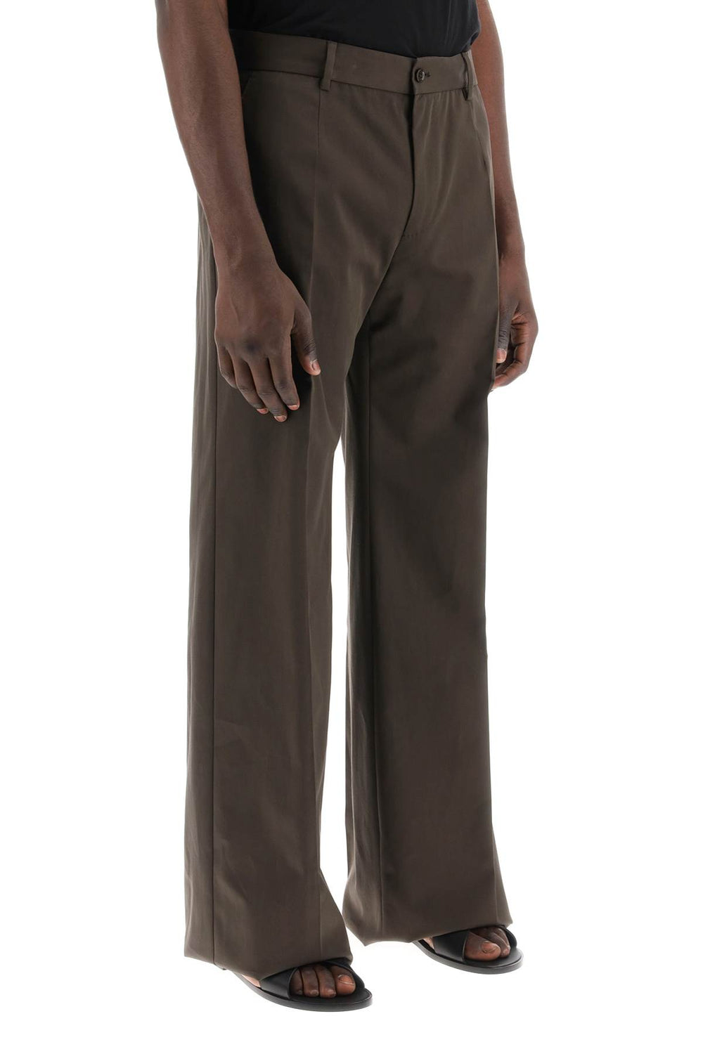 Dolce & gabbana tailored cotton trousers for men-1