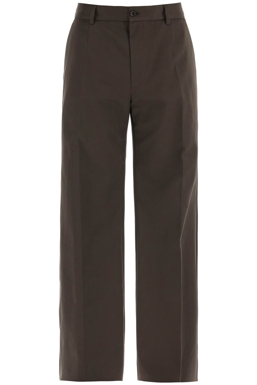 Dolce & gabbana tailored cotton trousers for men-0