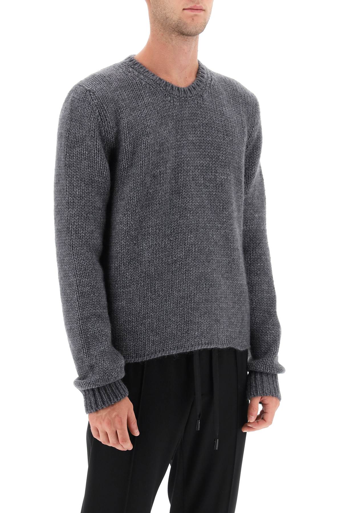 Dolce & gabbana wool and alpaca sweater-1