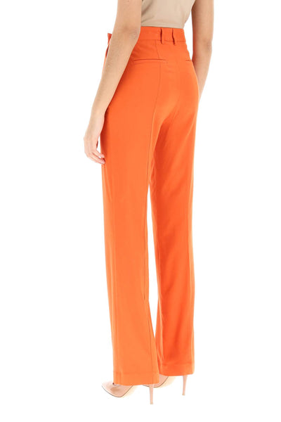 Hebe studio 'lover' canvas trousers-2