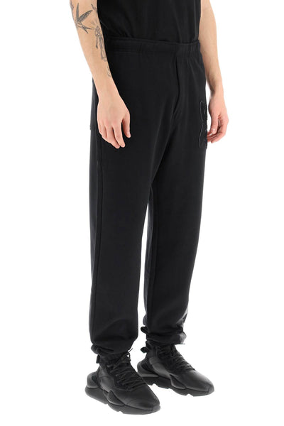 Y-3 jogger pants with coated detail-1