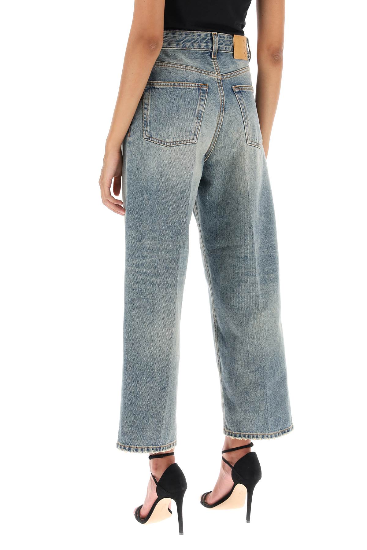 Haikure 'betty' cropped jeans with straight leg-2