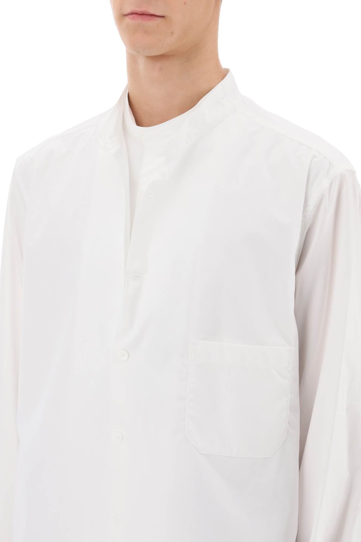 Yohji yamamoto layered longline shirt-3