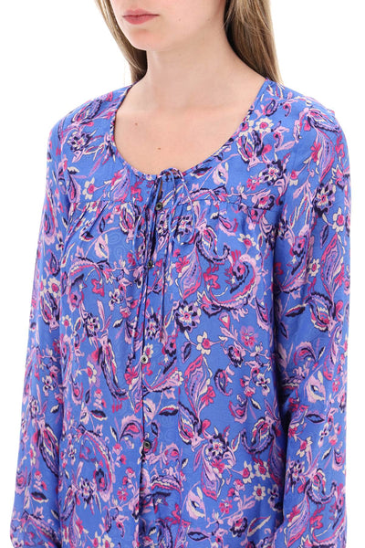 Isabel marant 'prian' jacquard blouse-3