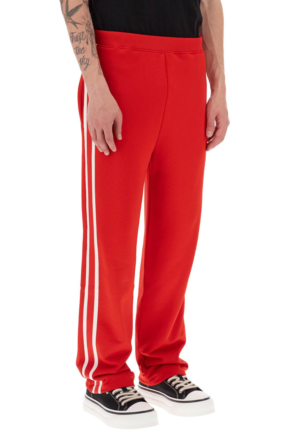 Ami paris track pants with side bands-1