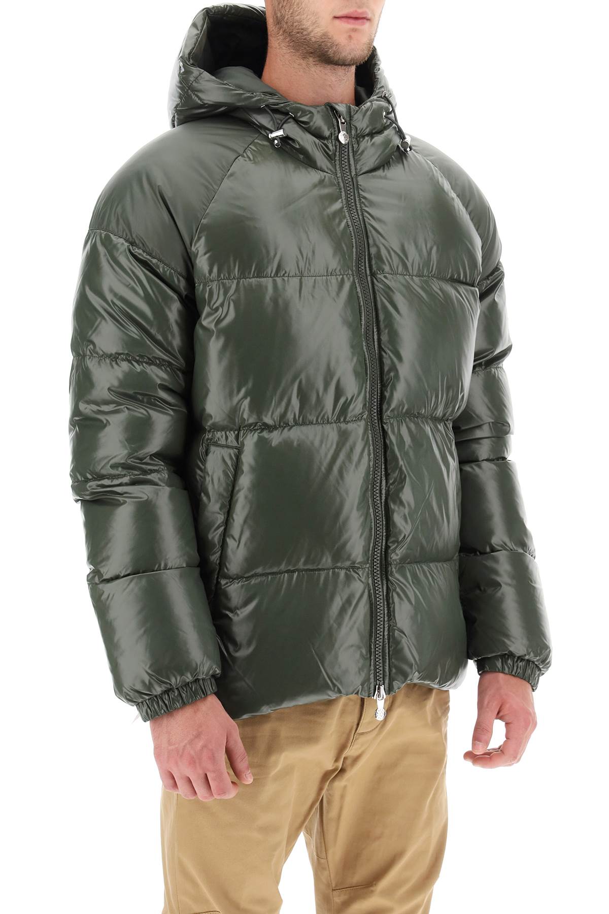 Pyrenex 'sten' short hooded down jacket-1