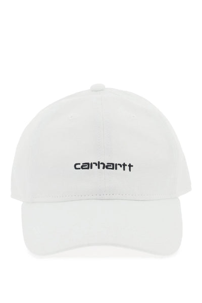 Carhartt wip canvas script baseball cap-0