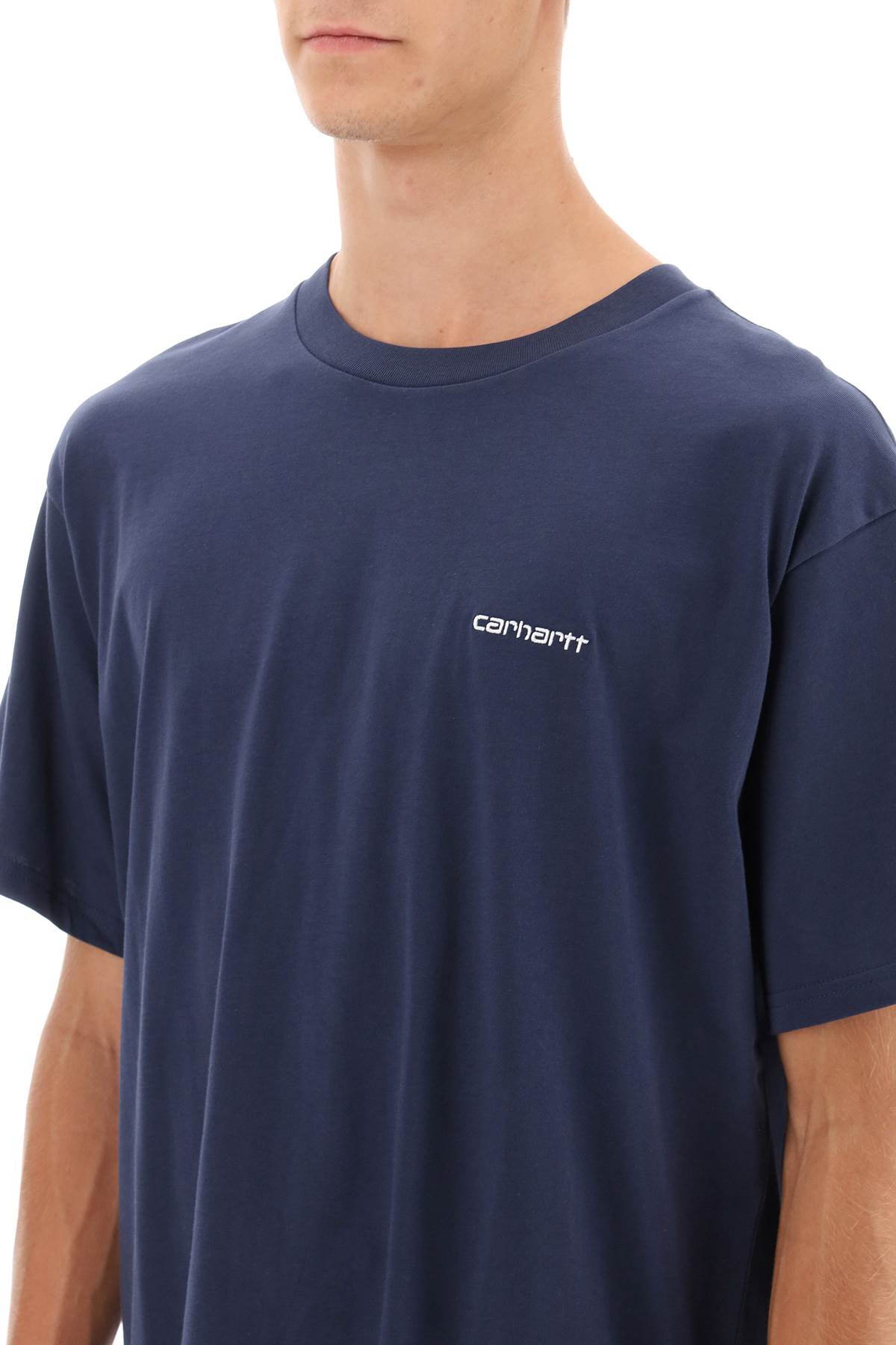 Carhartt wip logo embroidery t-shirt-3