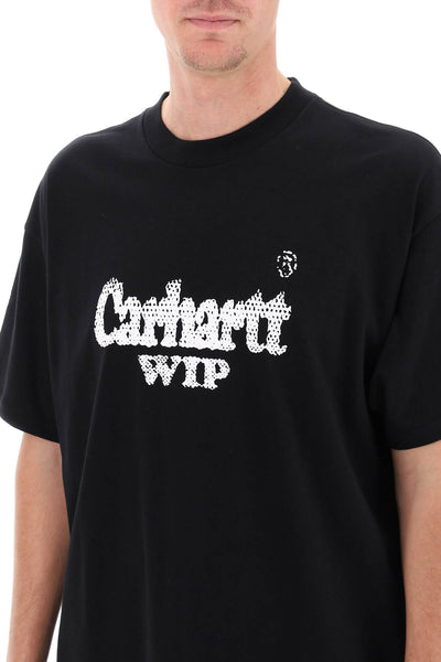 Carhartt wip spree halftone printed t-shirt-3
