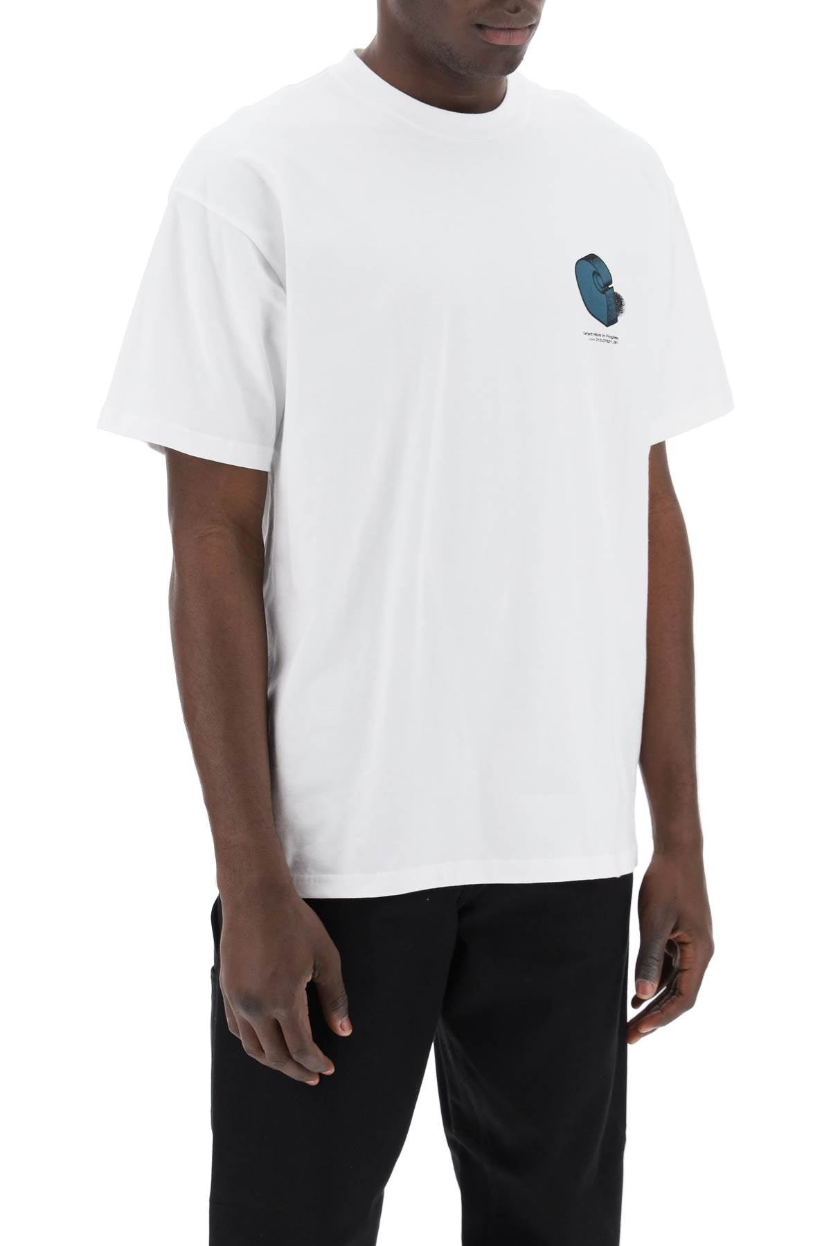 Carhartt wip round neck t-shirt diagram-1