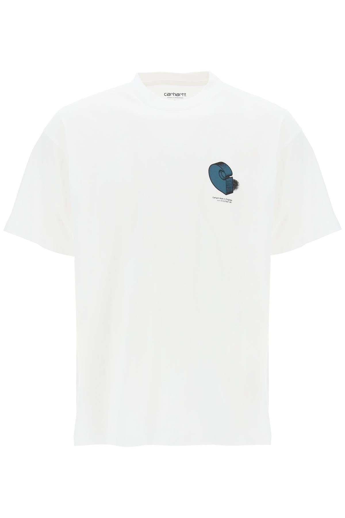 Carhartt wip round neck t-shirt diagram-0