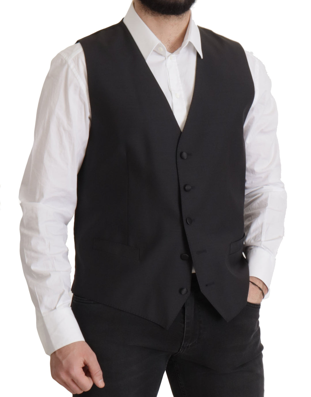 Dolce & Gabbana Dark Blue Single Breasted MARTINI Blazer